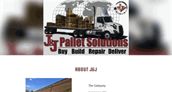 Desktop Screenshot of jjpalletsolutions.com